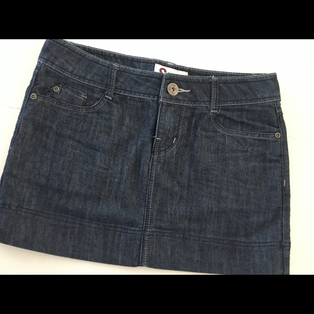 SO Denim Mini Skirt